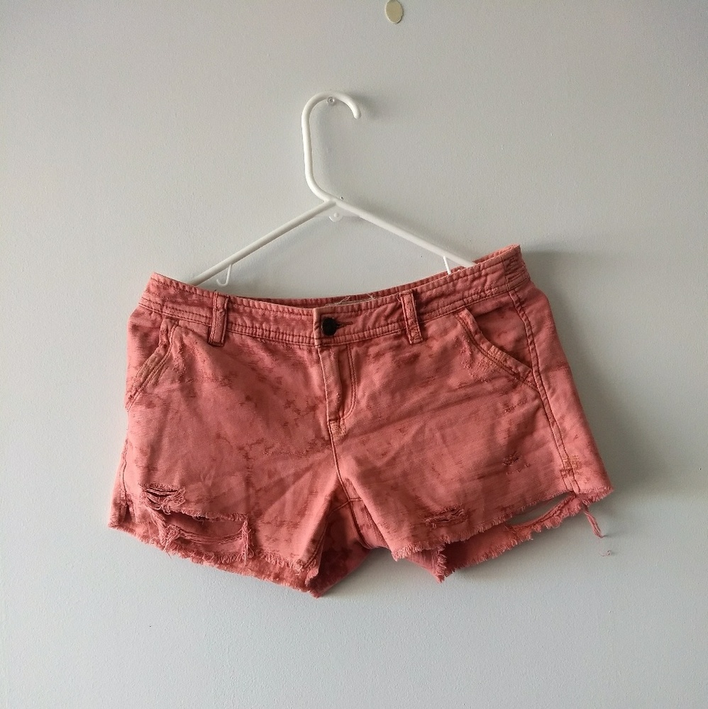 Free people coral / pink shorts!